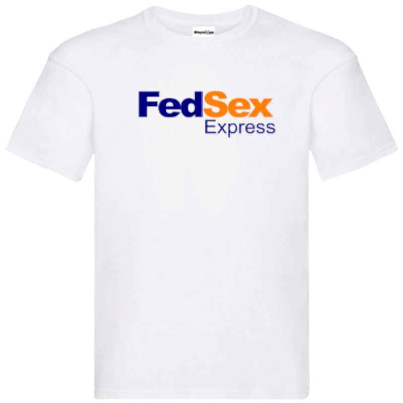 "FedSex Express" T-Shirt – Unisex Tee in Black and White