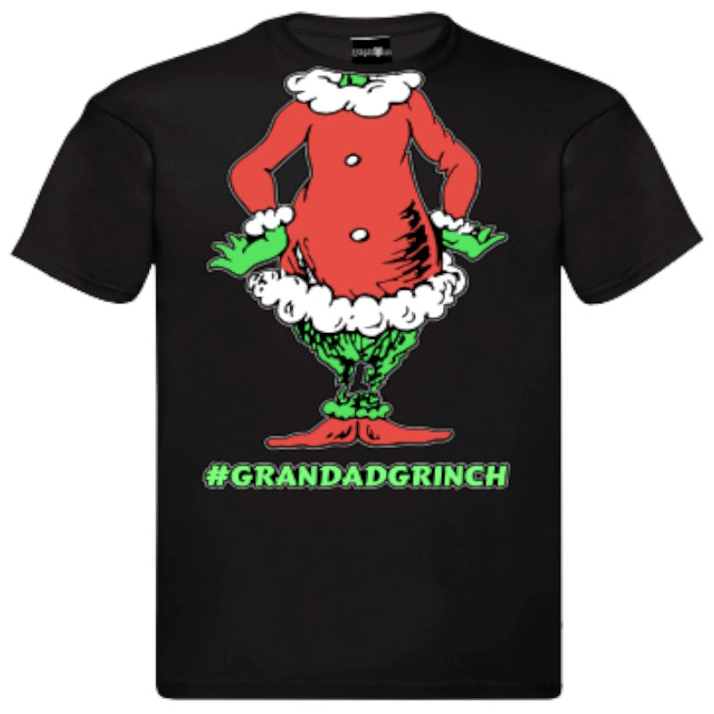 "Grindadgrinch" T-Shirt – Unisex Tee in Black and White