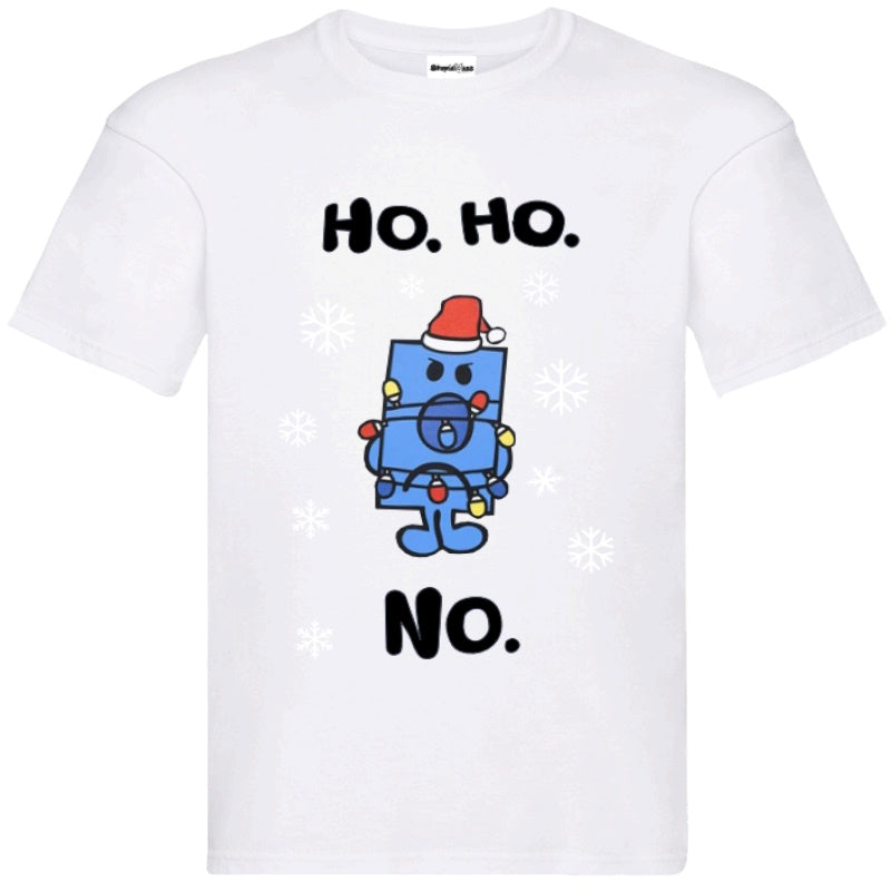 "Ho. Ho. No." T-Shirt – Unisex Tee in White
