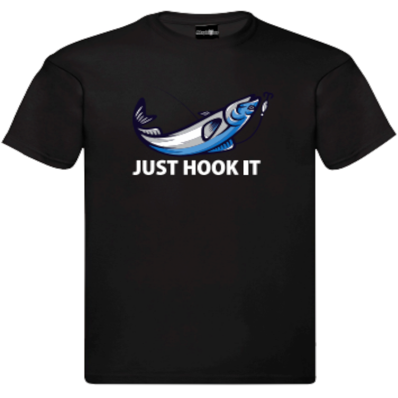 "Just Hook It" T-Shirt – Unisex Tee Available in Black and White