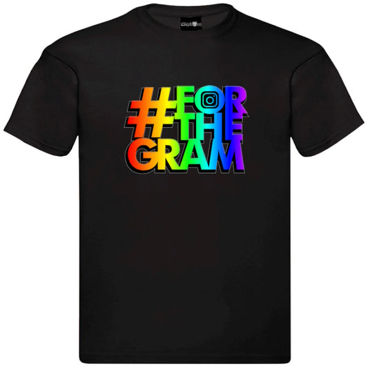 "#For The Gram Pride" T-Shirt – Unisex Tee in Black and White